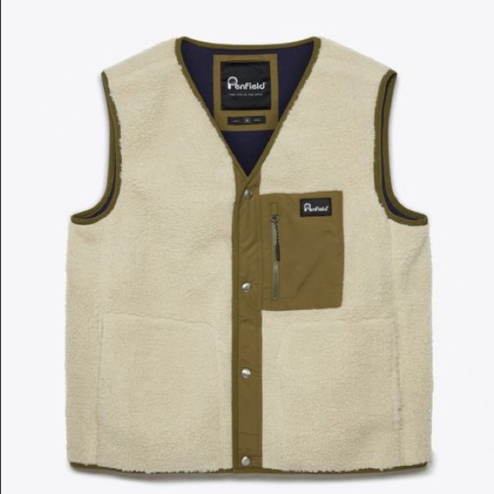 Penfield Men’s Hawley Vest in Beige